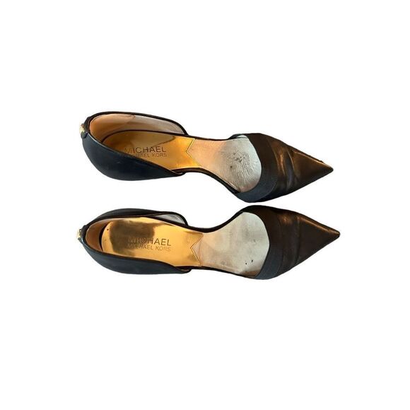 Michael Kors Black Supple Leather Pumps - Picture 9 of 10